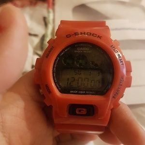 Red fashion digital watch